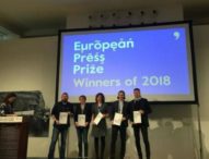 Dragan Bursać dobitnik nagrade European Press Prize 2018