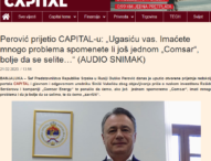 BH Journalists strongly condemn Dusko Perovic’s threats to the editorial board of Capital portal
