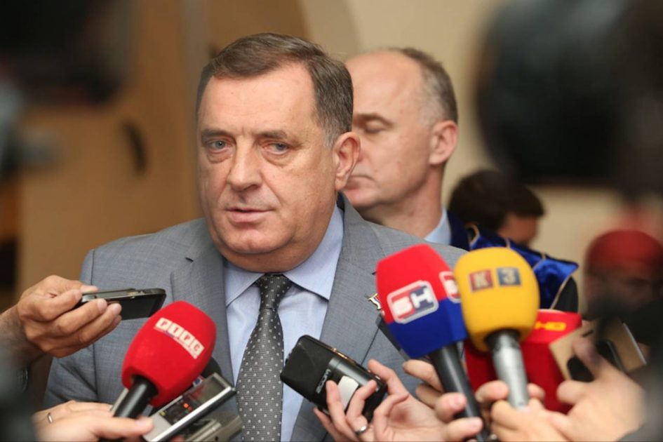 BH Journalists: Public protest to Milorad Dodik over verbal assault on journalist Kovacevic