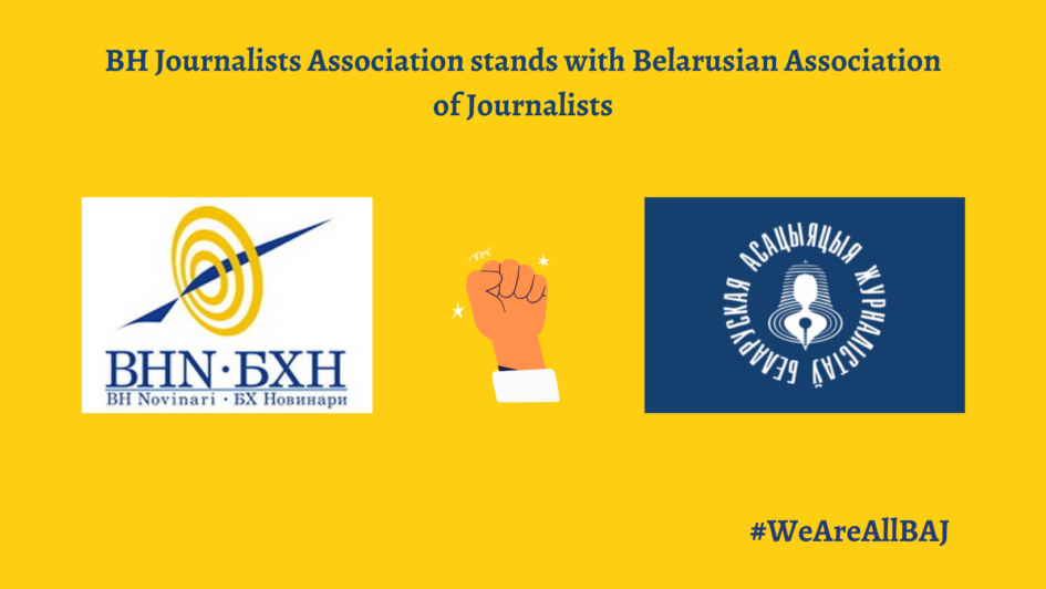 EFJ appeals to European governments: Stop repression over journalists in Belarus!