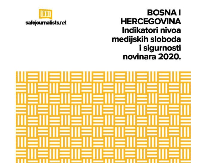 Najava: Predstavljanje izvještaja „Indikatori nivoa medijskih sloboda i sigurnosti novinara u BiH 2020.“