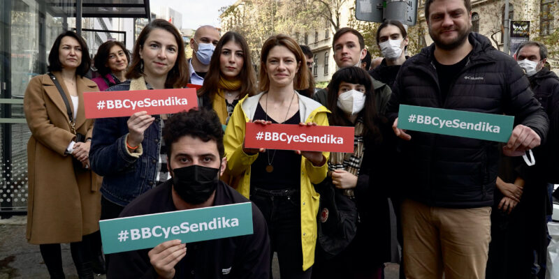BBC Turkey goes on strike for decent pay