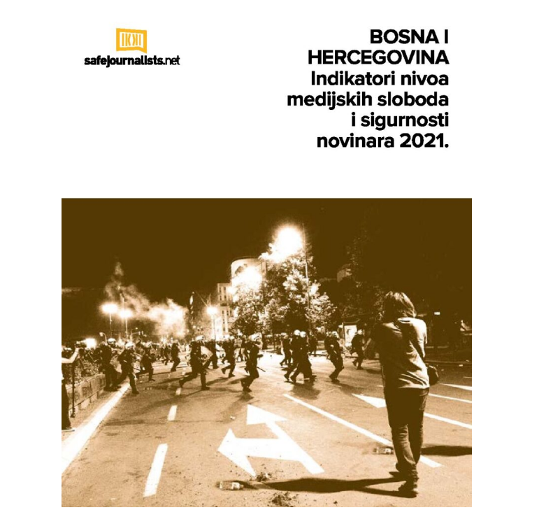 Indicators of the level of media freedoms and safety of journalists in BiH 2021
