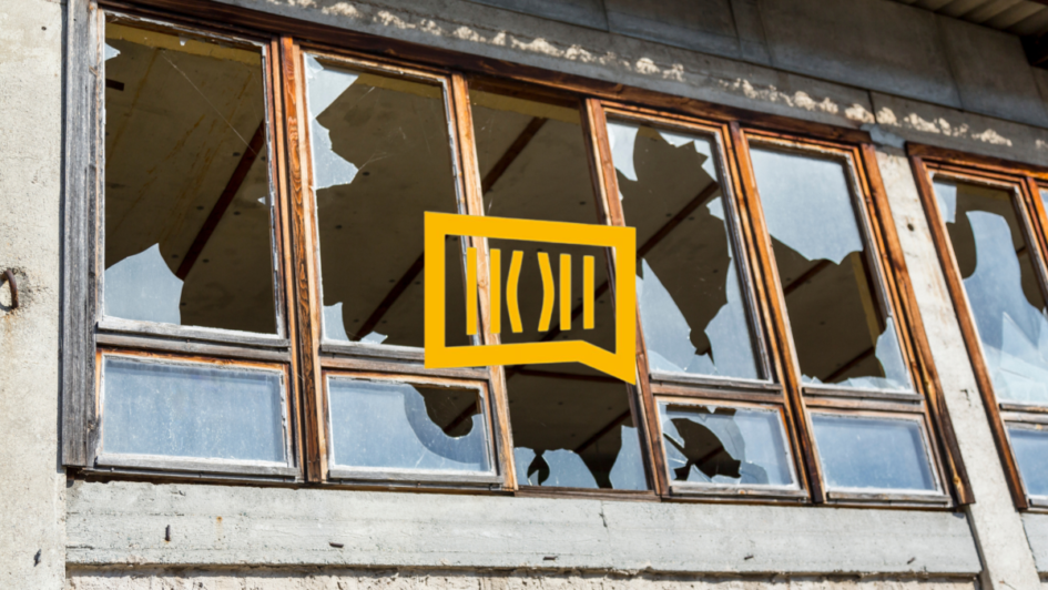 SJ: A window was broken on the premises of a local newspaper in Serbia
