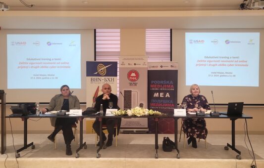 BH novinari: Online prijetnje i drugi oblici cyber kriminala veliki problem u Hercegovačko-neretvanskoj regiji