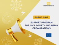 PUBLIC CALL FOR THE SUPPORT PROGRAM FOR CIVIL SOCIETY AND MEDIA ORGANIZATIONS WITHIN THE PROJECT “SafeJournalists Network” (Bosnia and Herzegovina)