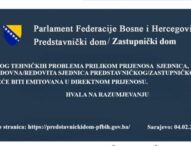 Izmjene Krivičnog zakona FBiH povučene iz parlamentarne procedure