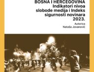 Indikatori nivoa slobode medija i indeks sigurnosti novinara 2023.