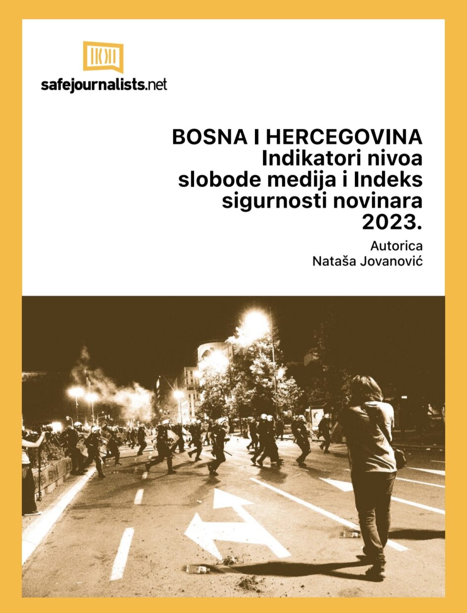Indikatori nivoa slobode medija i indeks sigurnosti novinara 2023.