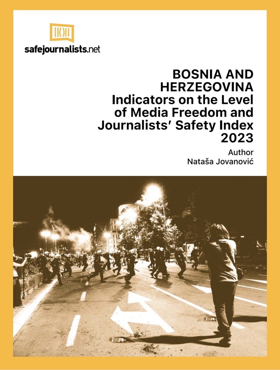 Indicators of Media Freedom Levels and Journalists’ Safety Index 2023