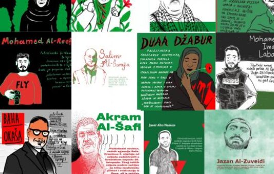 Novinarska udruženja iz Hrvatske organizuju protestnu šetnju za novinare i civile u Palestini