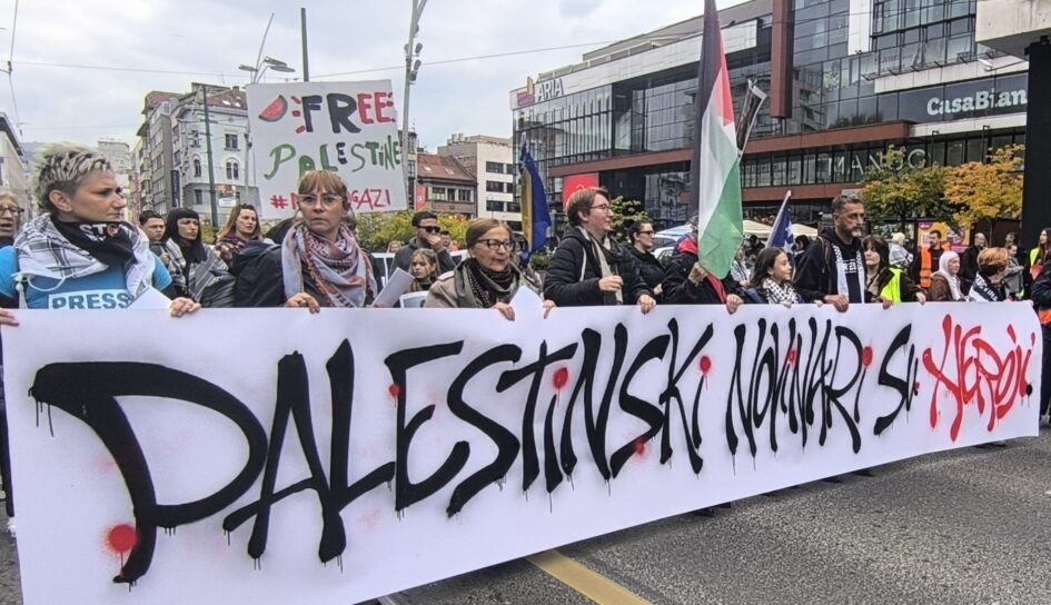 Sarajevo: Održan protest „Bosna i Hercegovina za slobodnu Palestinu”