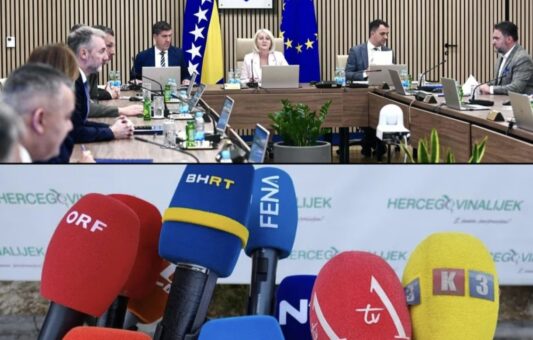 BH Novinari insistiraju: Tražimo pisanu garanciju da Vijeće ministara više neće cenzurisati i neravnopravno tretirati medije