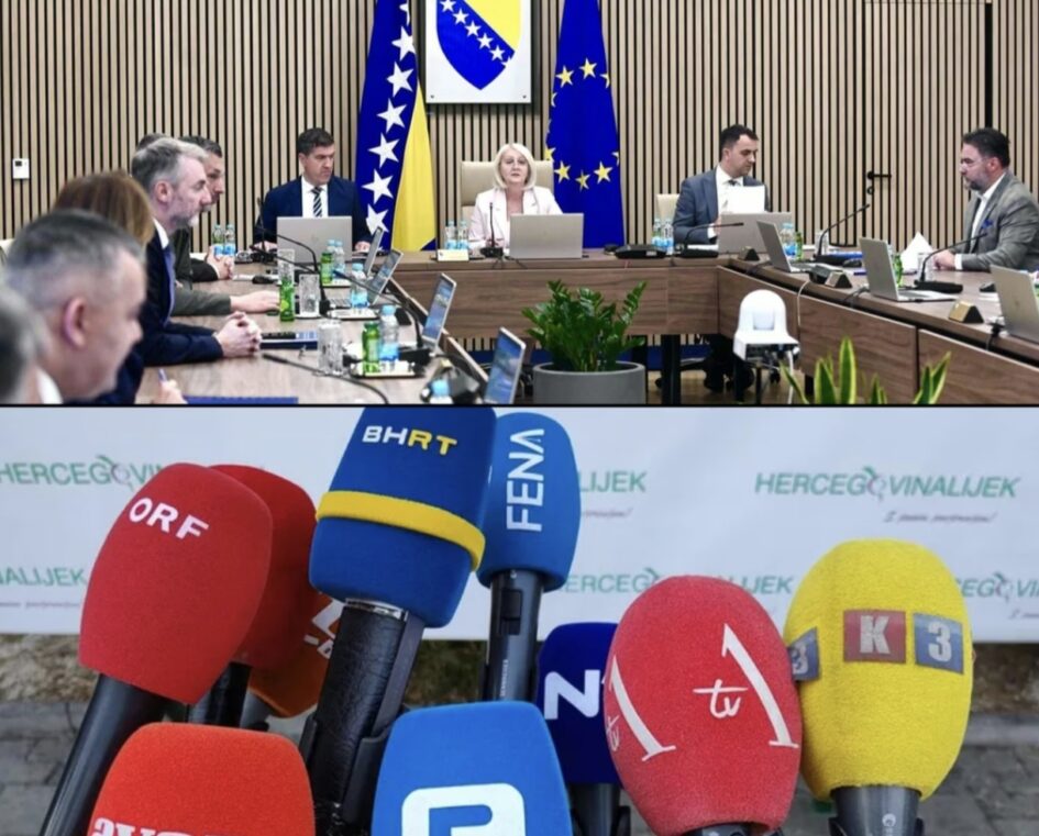 BH Novinari insistiraju: Tražimo pisanu garanciju da Vijeće ministara više neće cenzurisati i neravnopravno tretirati medije