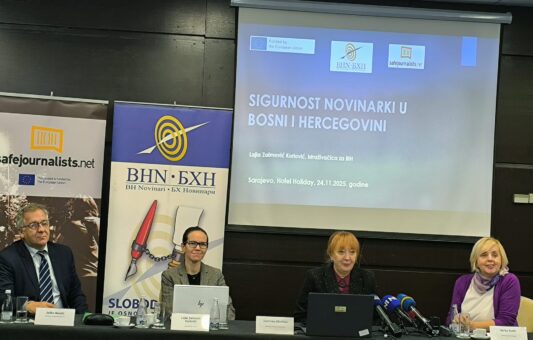 ISTRAŽIVANJE BH NOVINARA: Političari i osobe na pozicijama moći najčešće ugrožavaju sigurnost novinarki u BiH