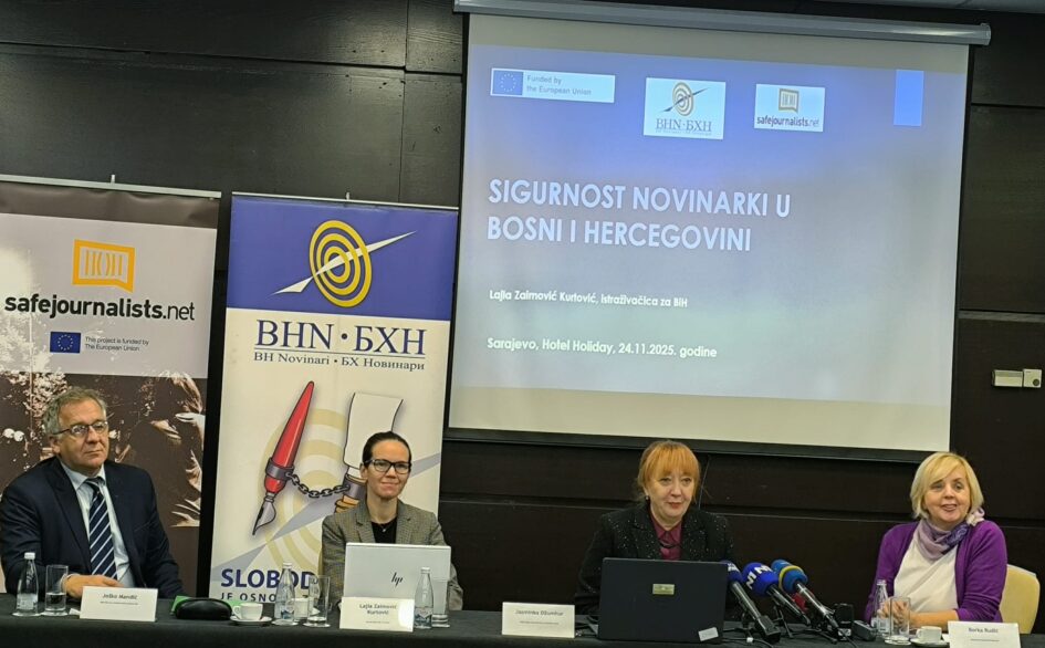 RESEARCH BY BH JOURNALISTS: Politicians and people in positions of power most frequently endanger the safety of women journalists in BiH