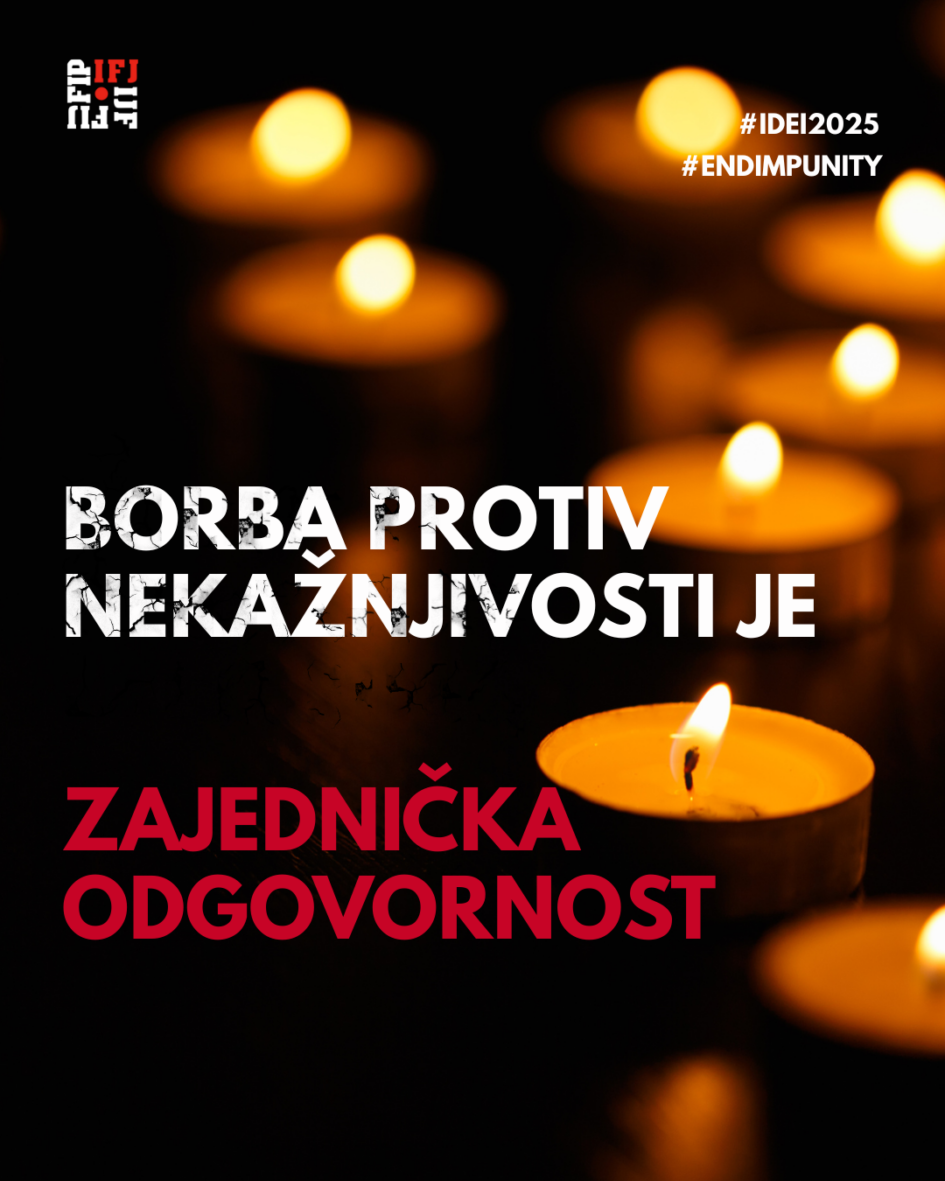2.novembar – Međunarodni dan borbe protiv nekažnjivosti zločina nad novinarima