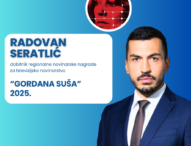 Radovan Seratlić, reporter i voditelj TV Nove, dobitnik nagrade „Gordana Suša“