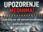 Upozorenje medijima povodom izvještavanja o tragičnoj nesreći u Sarajevu