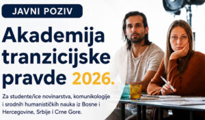 PRIJAVI SE: Budi među 20 mladih koji će na Boračkom jezeru od 24. do 28. avgusta/kolovoza učiti i istraživati o tranzicijskoj pravdi!
