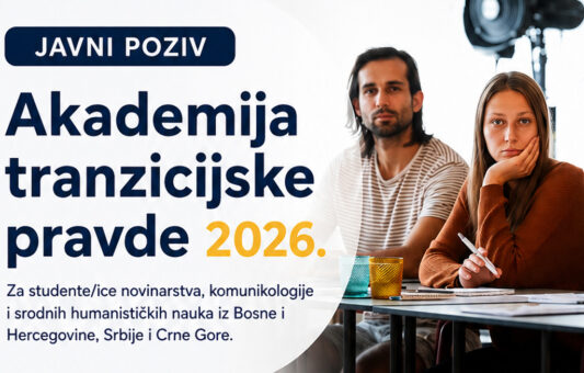 PRIJAVI SE: Budi među 20 mladih koji će na Boračkom jezeru od 24. do 28. avgusta/kolovoza učiti i istraživati o tranzicijskoj pravdi!