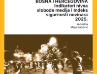 Bosna i Hercegovina – Indikatori nivoa slobode medija i indeks sigurnosti novinara 2025.